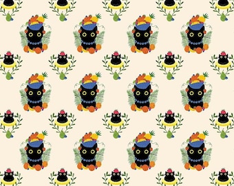 Dear Stella - Carmen Purranda - Vanilla -by Leezaworks Collection - Priced by the Half yard