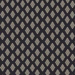 May include: A repeating pattern of diamond shapes filled with small, light-colored dots. The diamonds are arranged in a grid against a dark background, creating a textured, geometric design.