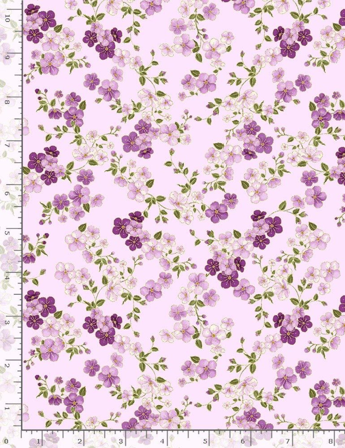 Fleur - CM8813 (lilac) by Timeless Treasures Fabric - Etsy