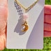 Dainty Gold Moon Necklace, Crescent Moon Necklace, Rose Quartz Necklace ...