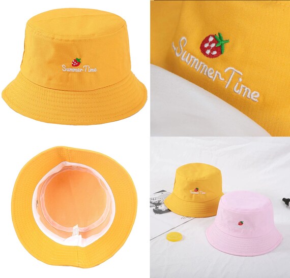 Bucket Hat Unisex Packable Summer Beach Travel Sun Fashion Etsy