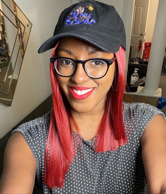 Spacejam2 Dad Hat Wig Futuristic Cut 