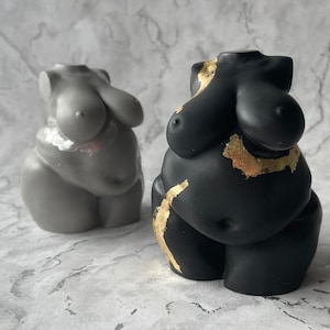 extra plus size body statue | curvy sculpture | female bust  | custom made colour | home decor| feminine | body | woman torso [4 inch]