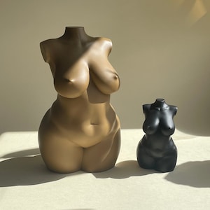 LARGE 8 INCH plus size woman sculpture | curvy sculpture | female bust | custom made colour | personalised statue | body