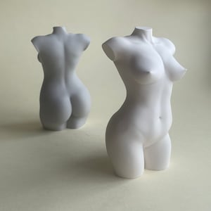 curvier body statue | curvy sculpture | female bust | personalised | custom made | home decor | feminine | body|woman [5 inch]