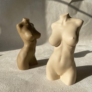 sculpture corporelle gros seins | figurine ronde | statue de déesse | couleur sur mesure | décoration intérieure | féminin | femme [5 pouces]