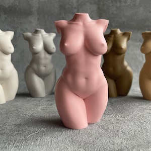 figurine ronde de déesse | sculpture ronde | buste de femme | sur mesure | décoration intérieure | féminin | corps | femme [4 pouces]