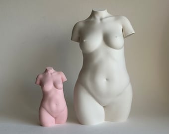 LARGE 8 INCH curvy goddess | figurine | curvy sculpture | female bust | custom made colour| home decor | feminine | body | body positive