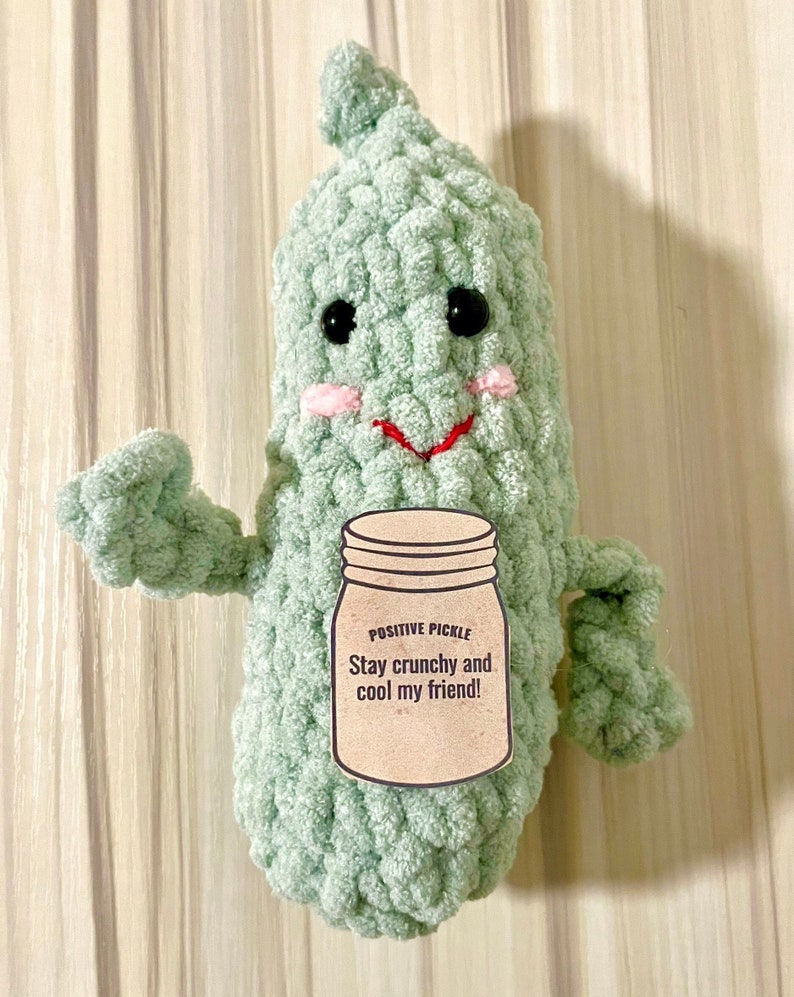 PRINTABLE Positive Pickle Printable Tag Cards, Emotional Support Pickle