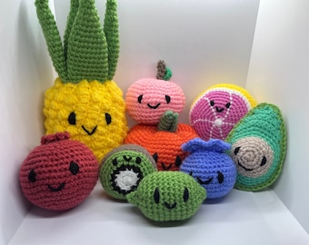 Fruits au crochet - Fruits jouets - Cuisine jouet Nourriture