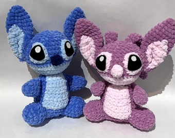 Crochet Stitch and Angel Plushies – Handmade Disney Inspired Gift
