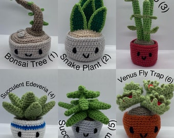 Crochet Plants - Crochet Amigurumi Plants