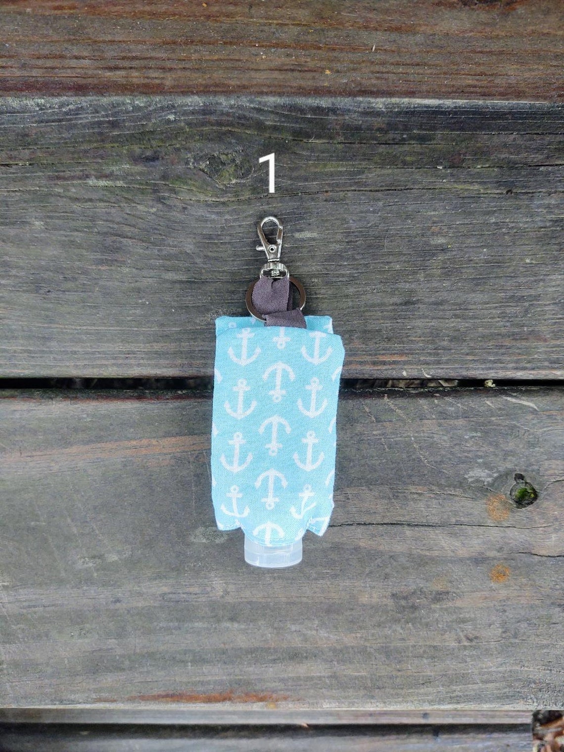 Hand Sanitizer Keychain Holder with 2 oz. Sanitizer Bottle Etsy
