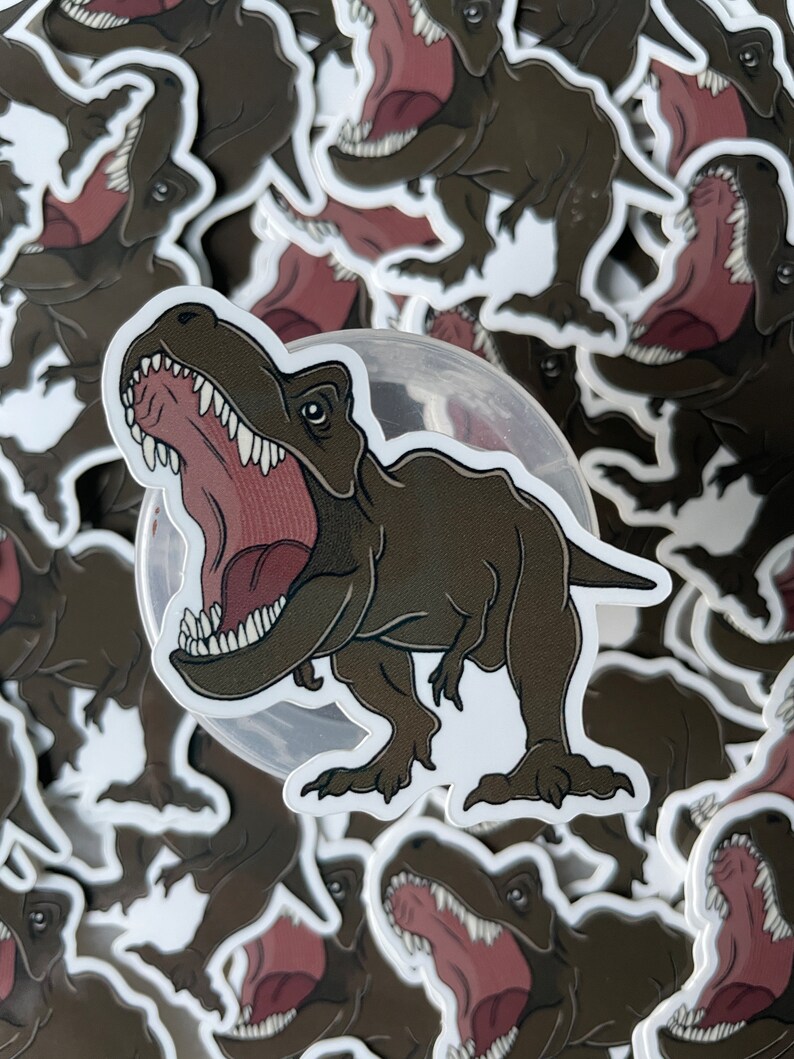 T Rex Ranch Sticker Tyrannosaurus Rex Sticker | T-rex | Roar - Etsy