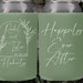 Custom Wedding Favors, Insulated, Beer, Wedding Favor, Beer Holder, Personalized Wedding Can Cooler Happily Ever After Wedding Can Cooler 