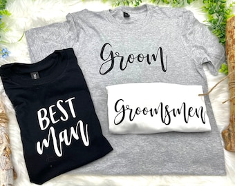 Groomsmen Gifts, Bachelor Party T Shirt, Best Man Shirt, Bachelor Party Gift, Bachelor Party Favor, Wedding Gift, Mens T shirt