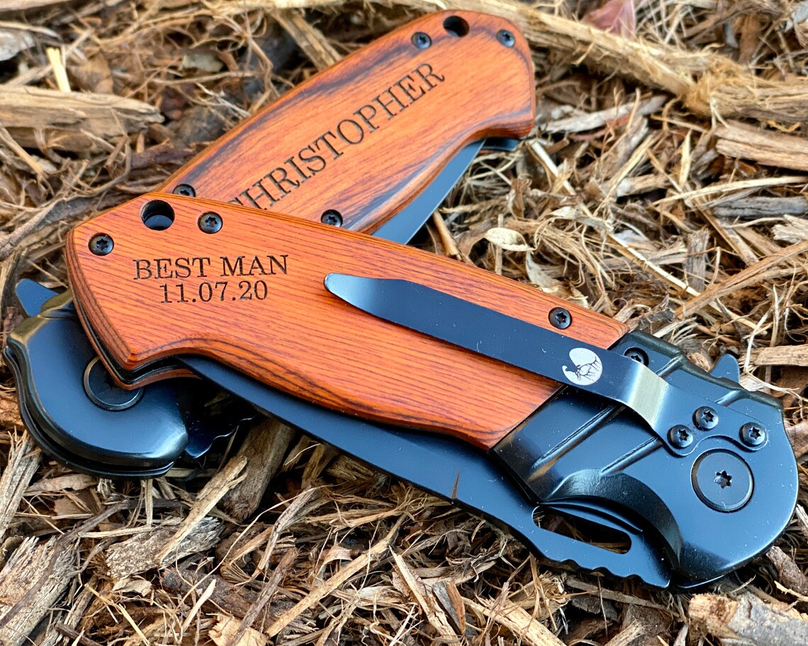 Personalized Knife Groomsmen Gifts Engraved Knife Etsy