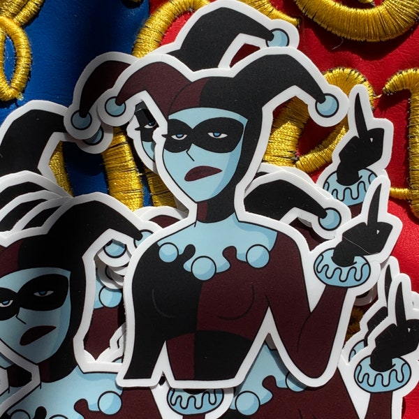 Harley Quinn (Batman the Animated Series) Sticker, Arkham, Suicide Squad Harley Quinn Daddy's Little Monster, Birds of Prey DC Comics