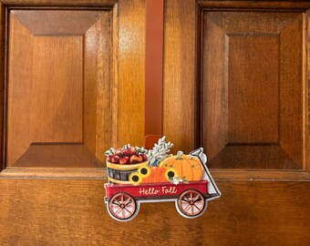 Fall Wreath Hanger, Fall Wreath Hanger, Thankful Metal Wreath Hanger, Wreath Hook for Front Door, Wreath Hook, Autumn Wreath Hanger