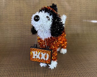 Halloween Dog Decor, Dog Wreath Insert, Dog Lover Gift