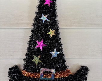 Witch Hat Wreath Forms, Halloween Craft and Wreath Supplies, Witch Hat Wreath Decor, Wreath Attachment, Halloween Decor, Santa Hat Form RTS