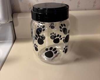 Pet Treat Container, Plastic Pet Container, Pet Treat Cannister