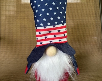 Patriotic Gnome, Patriotic Decor, July 4 Patriotic Gnome, Summer Gnome, Gnome Decor