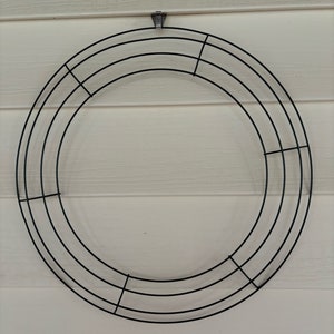 Round 14 Inch Wreath Frame, Wire Round Wreath Frame, Wreath Form, Craft ...