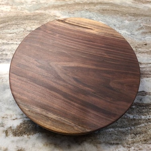 Beautiful solid Walnut lazy susan, kitchen decor, gift for her, handmade gift, 12" lazy susan, kitchen accessory