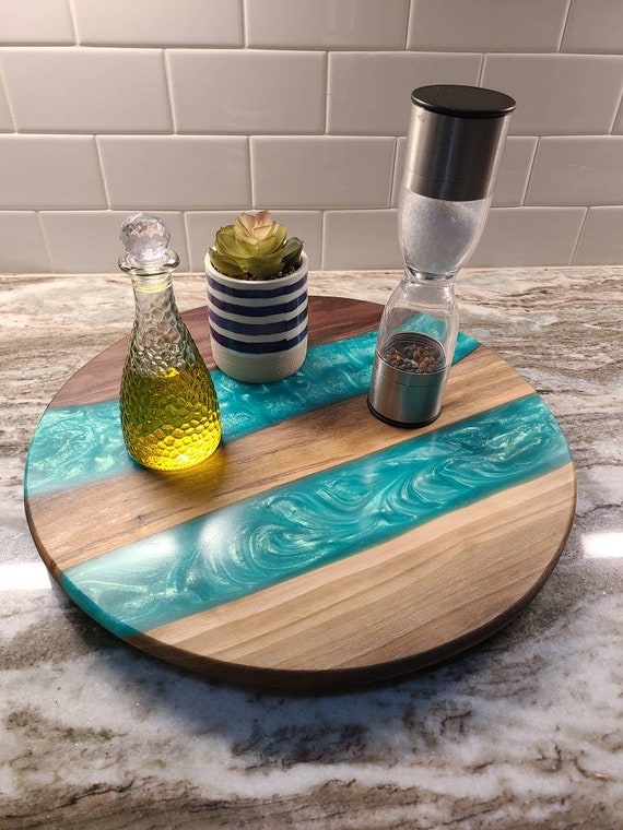 Epoxy Resin Art Class: Ocean Lazy Susan or Tray Tickets, Multiple