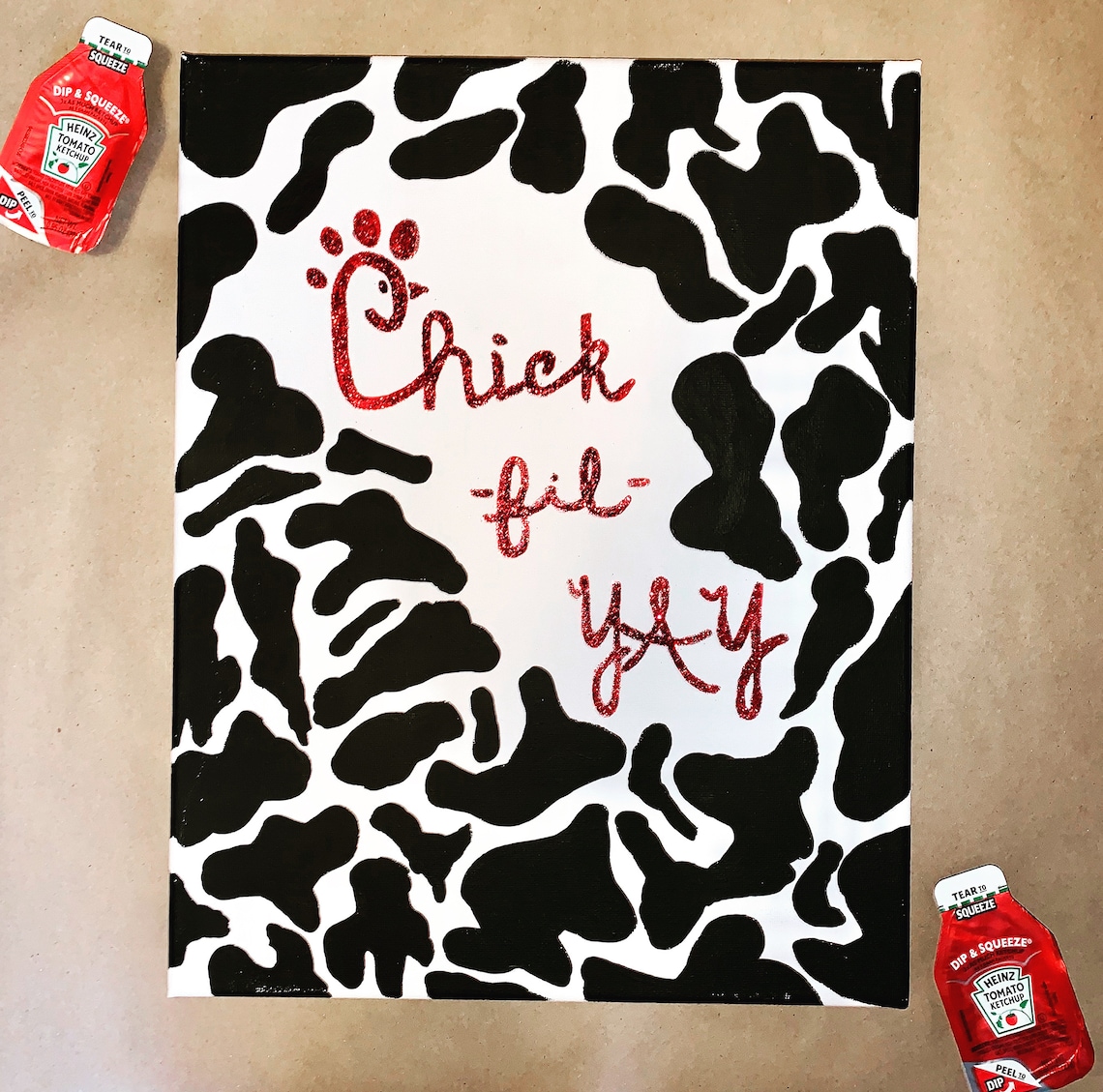 Chick Fil A sign | Etsy