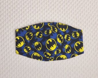 Details about   DC Superman Batman Badges 100% Cotton Fabric Face Mask For Adult  FREE SHIPPING 
