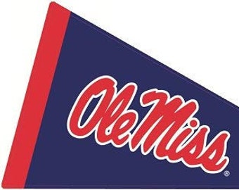 8 inch Basketball University of Mississippi OLE Miss Rebels U of M Logo MS Removable Wall Sticker Art NCAA Home Room Decor 8 by 8 inches