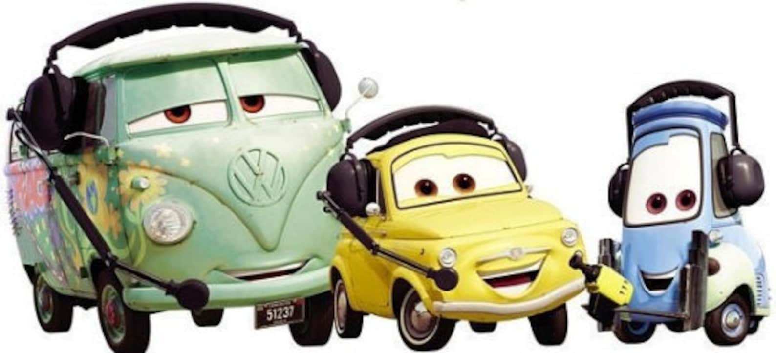 13 Inch Luigi Guido Fillmore Decal Disney Cars Movie Removable Etsy