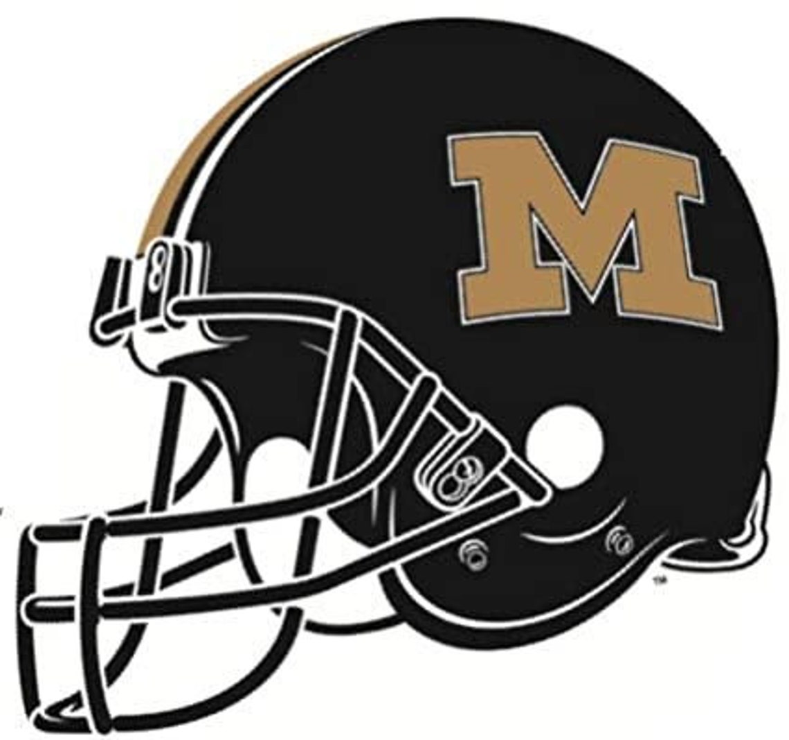 6 Inch Football Helmet Decal MU University of Missouri Mizzou Etsy