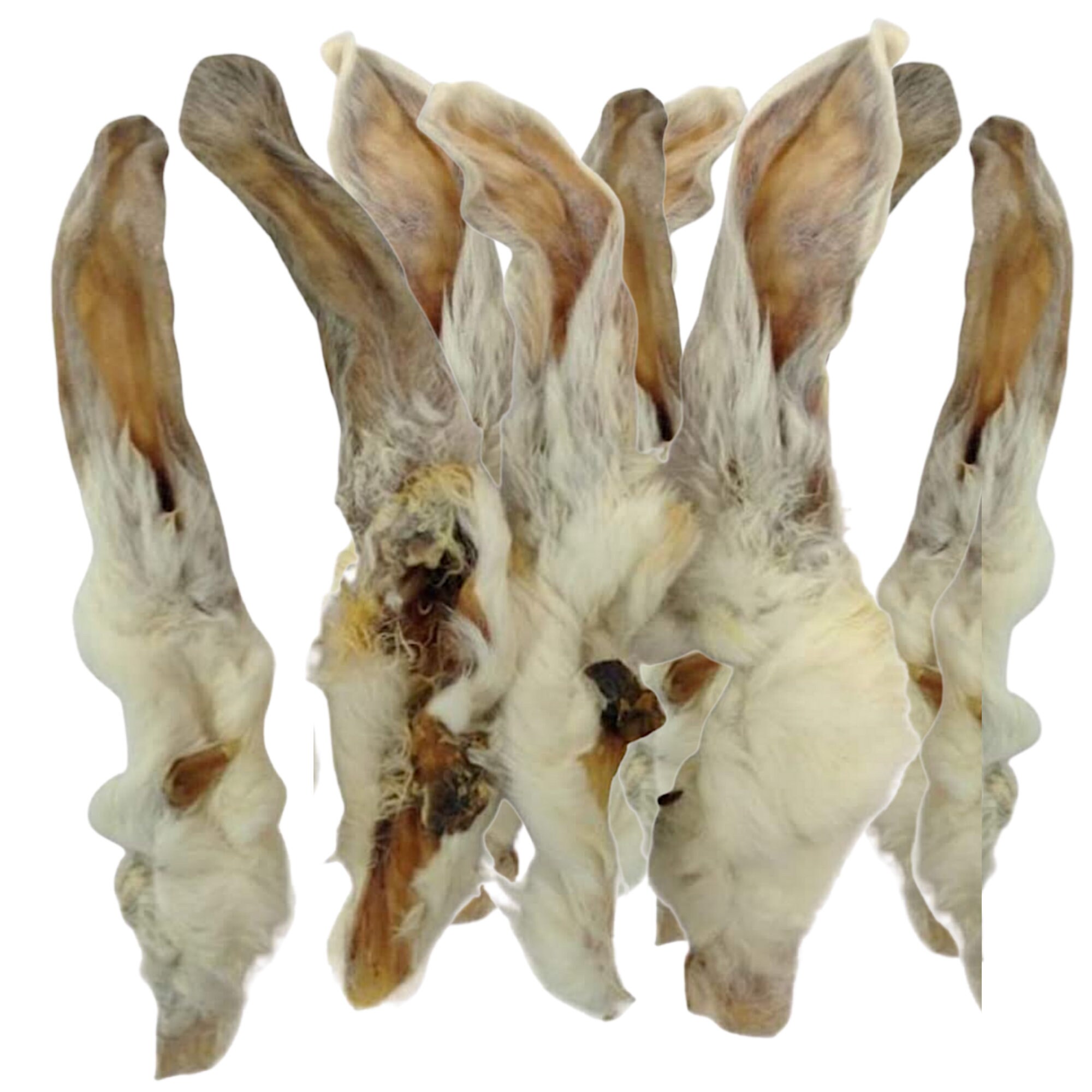 Hairy Rabbit Ears 100g Natural Low Fat Healthy Dog Treat Etsy