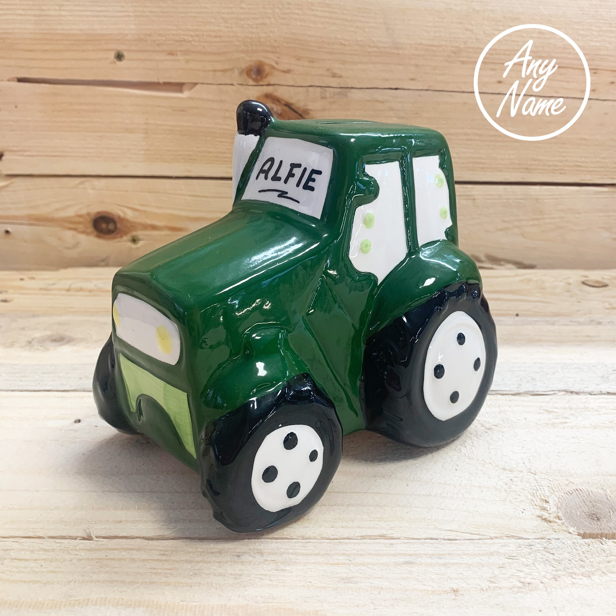 Personalised Tractor Money Box Etsy