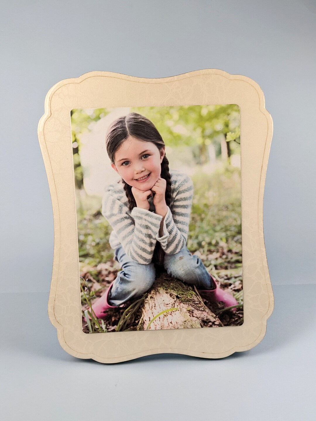 Photo Frame Fancy Rectangle Frame With Custom Photo Print - Etsy