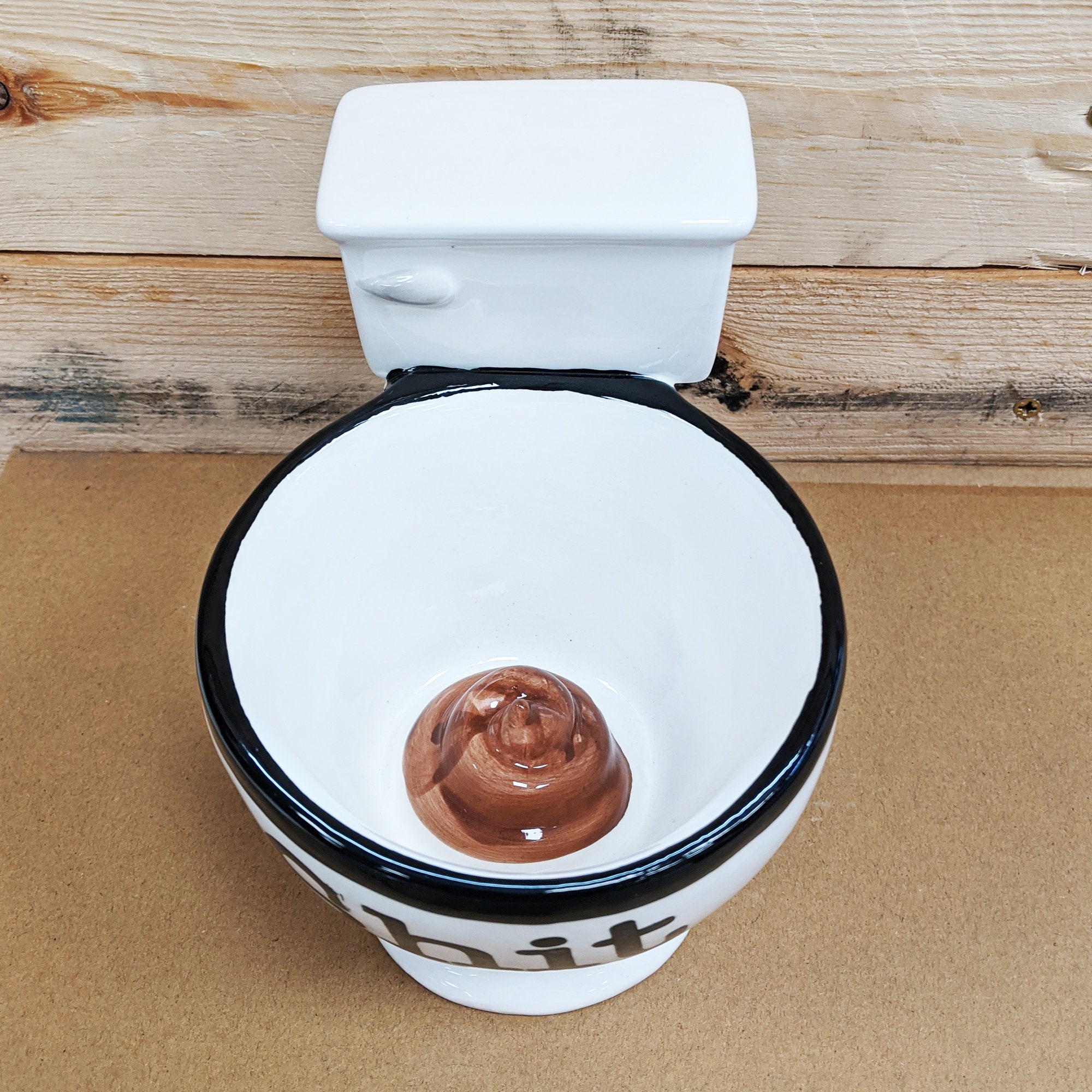 Toilet Shaped Mug Sht Happens Mug Etsy