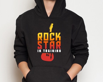 Rock Star in Training | Childrens Personalised Hoodie