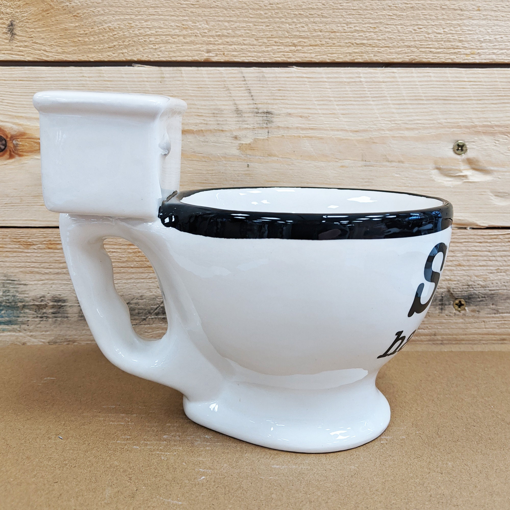 Toilet Shaped Mug Sht Happens Mug Etsy