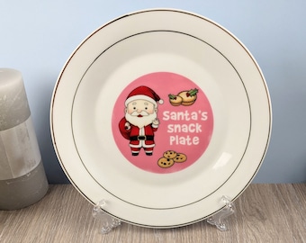 Santa's Snack Plate | Christmas Eve Gift | Cookies & Mince Pies