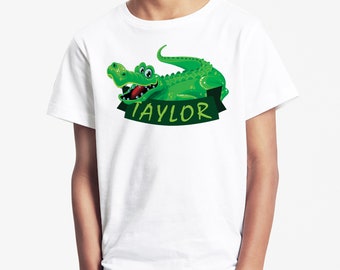 Happy Crocodile T-Shirt | Personalised Childrens T-Shirts