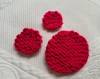 Padrão de Círculos de Tricô: Ponto Meia e Ponto Jarreteira (Padrão em PDF)