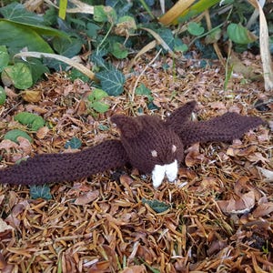 Knitted Bat - PDF Bat Knitting Pattern