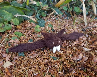 Knitted Bat - PDF Bat Knitting Pattern