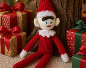 Knitted Elf - PDF Elf Knitting Pattern