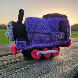 Knitted Train - PDF Charlie Toy Train Knitting Pattern