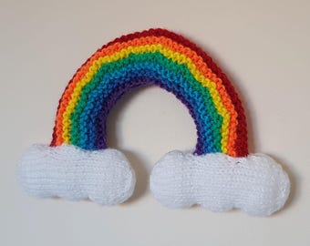 Arco-íris de Tricô - Padrão de Tricô de Arco-Íris em PDF