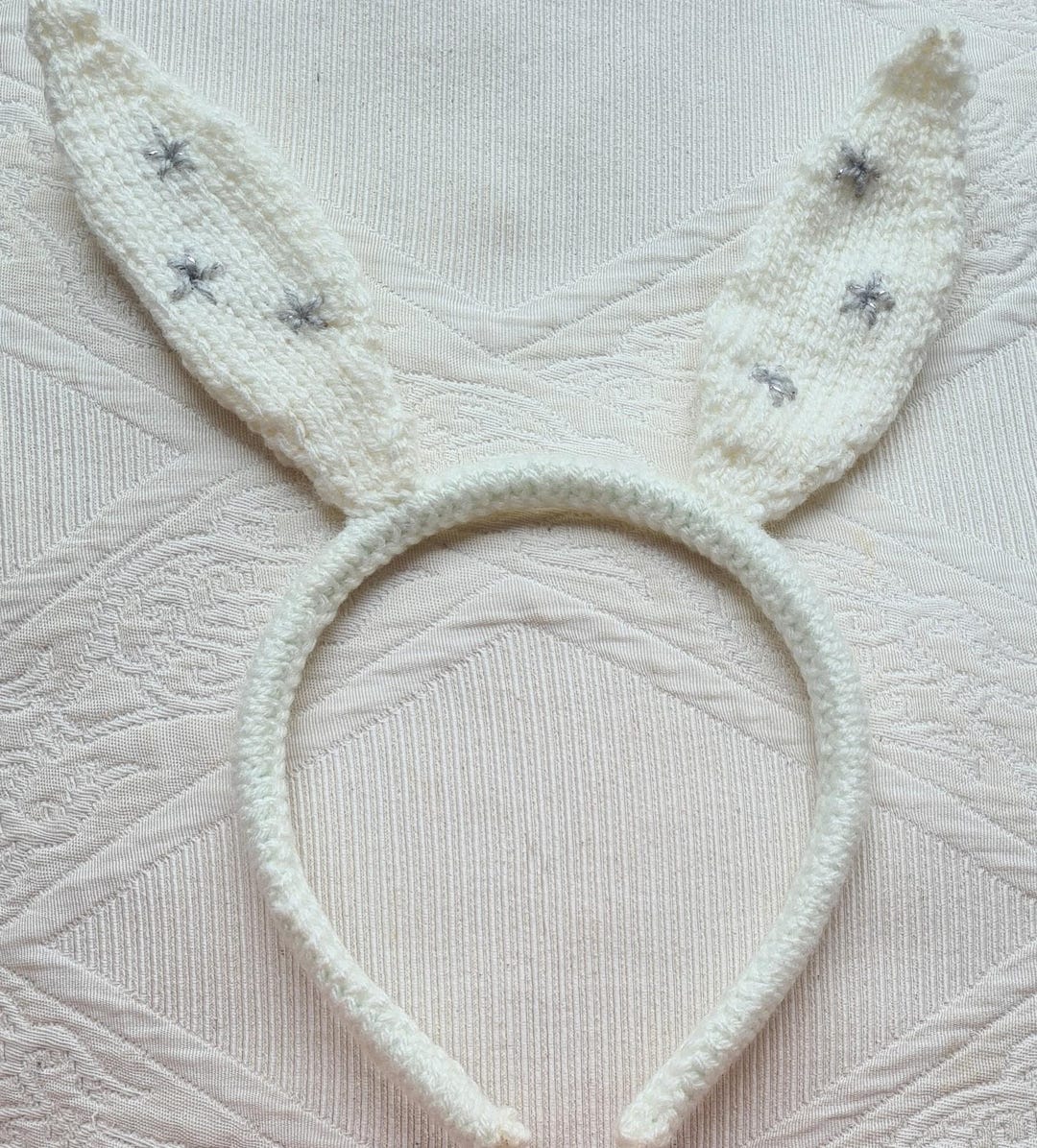 Knit Rabbit Ears Pattern Knitted Rabbit Ears Headband & Tail Pattern: DIY Bunny Costume (PDF ...